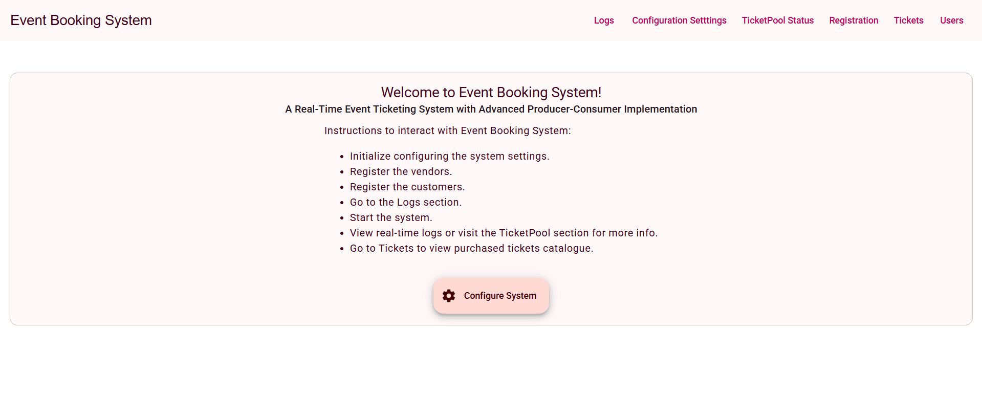 Concurrent Event Ticketing Simulator